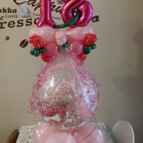 Geschenkballon zum 18. Geburtstag