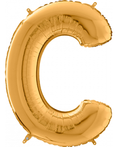 Buchstabe C in Gold
