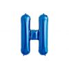 Folienballon Alphabet ABC Buchstabe H in Blau 34cm