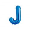 Folienballon Alphabet ABC Buchstabe J in Blau 34cm