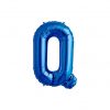 Folienballon Alphabet ABC Buchstabe Q in Blau 34cm