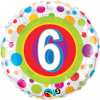 Folienballon zum 6. Geburtstag