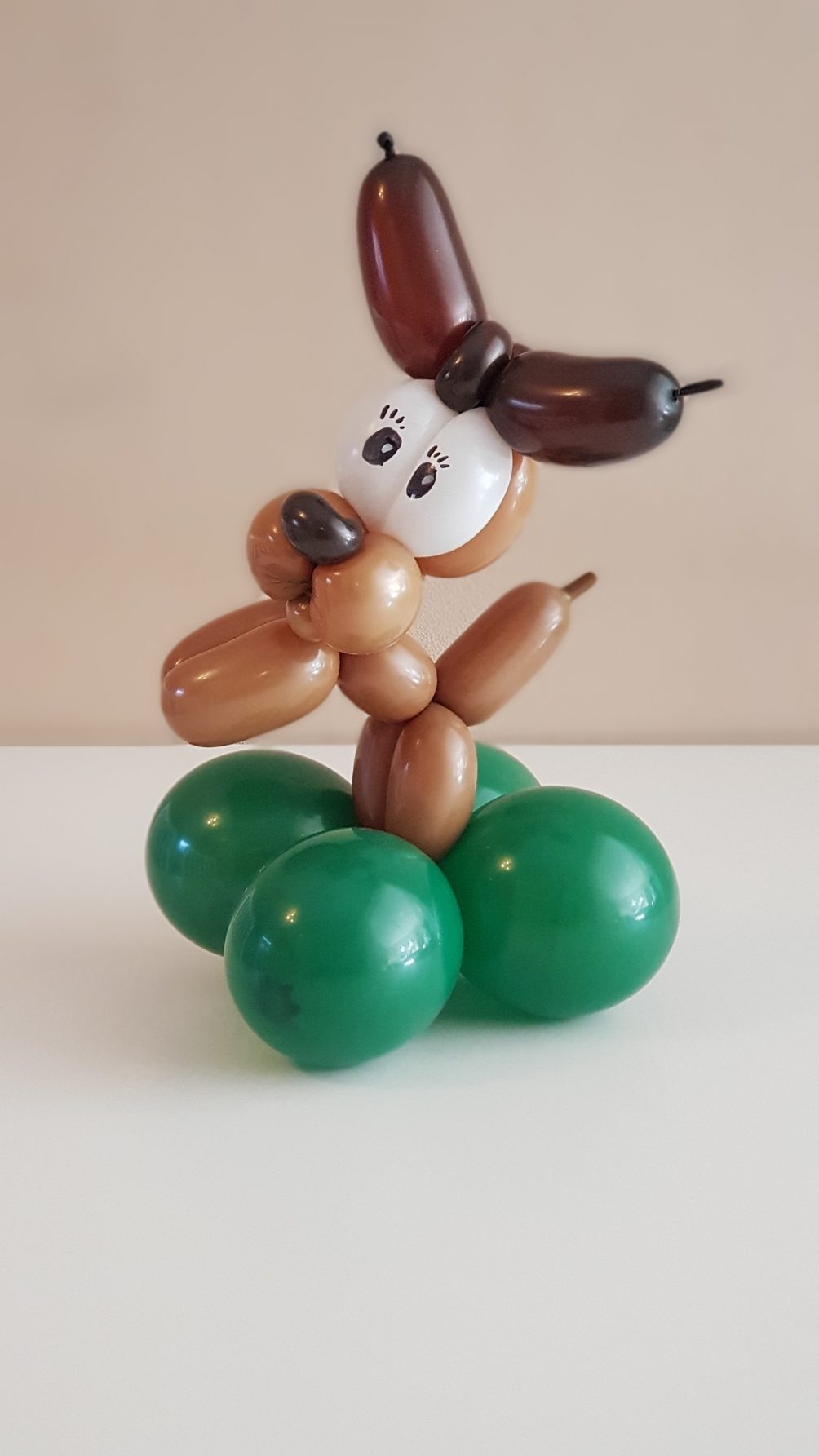 Dog Pudel Hund Mischling aus Modellierballons. Modellierballons vom Profi