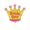 Foienballon Krone zum Geburtstag Birthday Queen