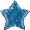 Holographischer Stern in Blau