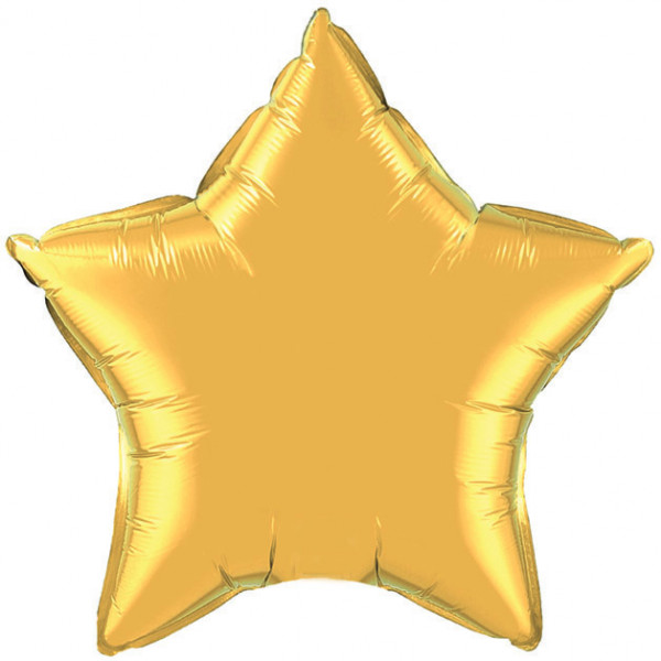 Folienballon Stern Farbe Gold 9""